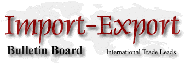 Import-Export Bulletin Board